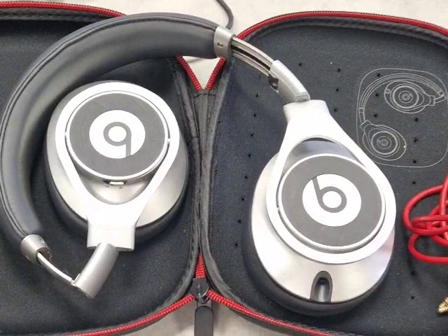 Beats Executive Silber, Over-Ear-Kopfhörer mit aktiver Rauschunterdrückung und Case | Zustand: Sehr Gut