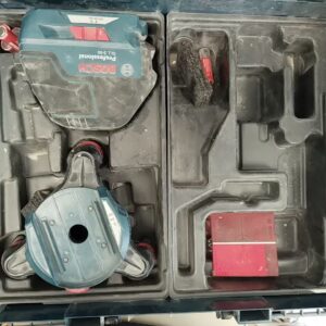 Bosch Professional GLL 3-50 blau schwarz, 3-Linien-Laser mit Koffer, Halterung und Zieltafel, ideal für präzises Ausrichten im Innenausbau. | Zustand: Gut