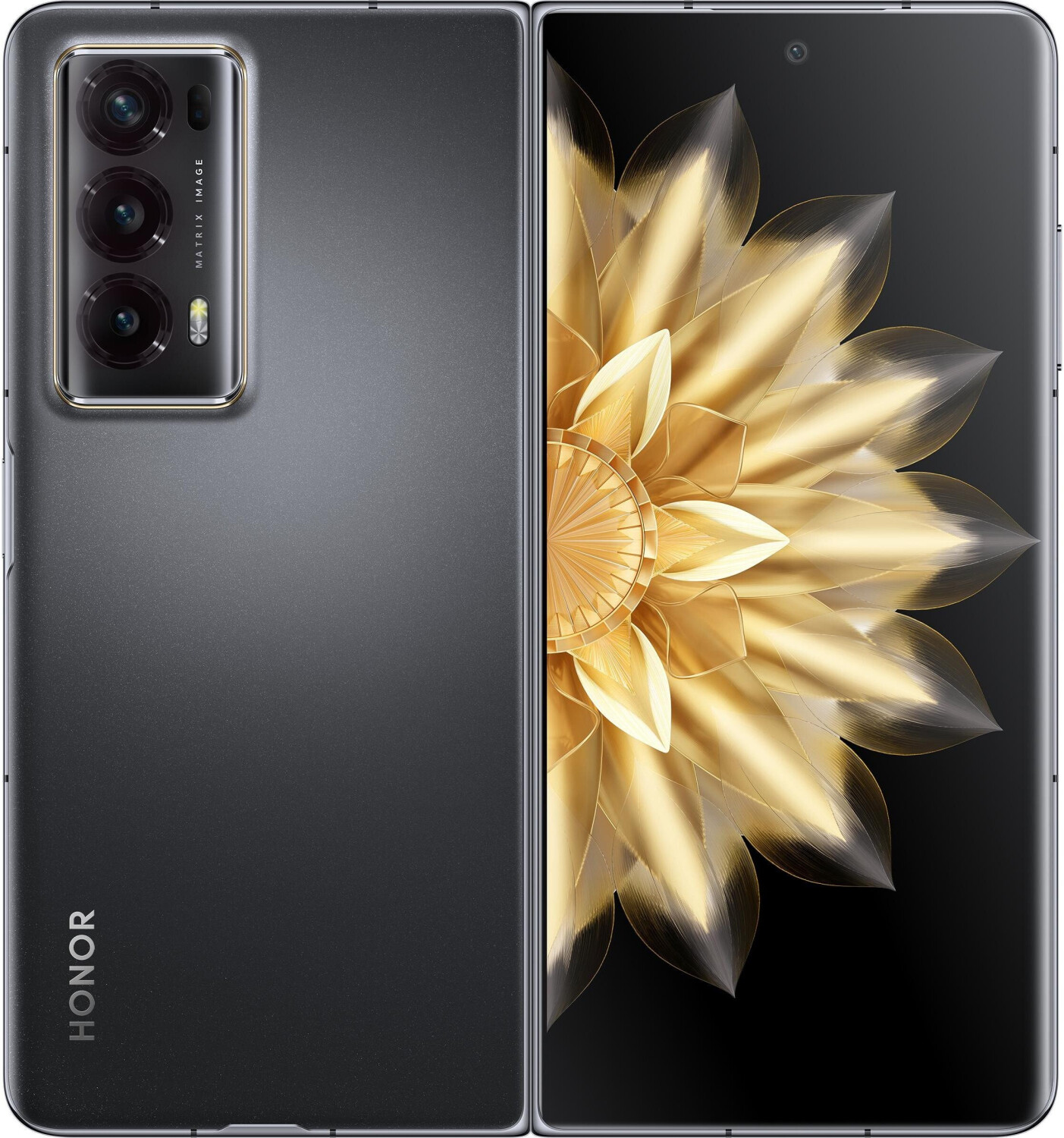 Honor Magic V2 2023 Schwarz, 512GB Speicher, faltbares Smartphone, inklusive Originalverpackung (OVP) | SimLock: Frei | Zustand: Sehr Gut | Farbe: schwarz | Akku: Sehr Gut