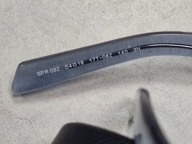 Prada SPR 09ZS Grau, Rechteckige Sonnenbrille für Herren aus Acetat mit Triangolo-Logo und Bügeln in Grau | Zustand: Sehr Gut – Bild 5