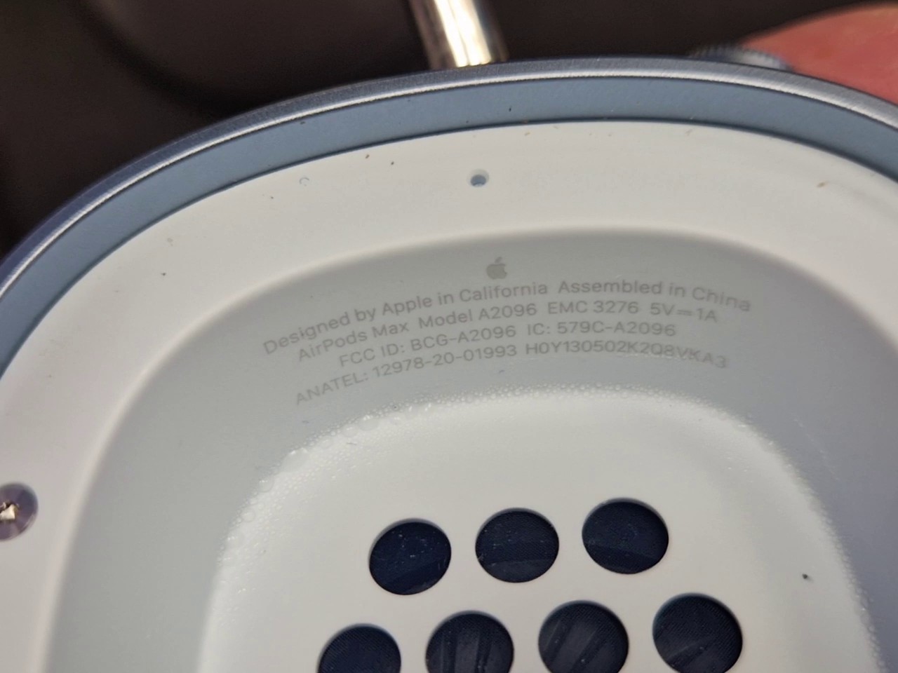 Apple AirPods Max 2020 Blau, A2096 Bluetooth ANC Transparenzmodus Ohrpolster fehlen ohne Zubehör | Zustand: Sehr Gut – Bild 2