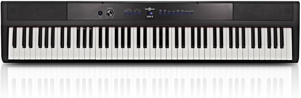 Gear4music SDP-2 Weiss, Digitalpiano mit 88 gewichteten Tasten, 8 Sounds, Lautsprechern, Kopfhörerausgang, ohne Ständer | Zustand: Sehr Gut – Bild 6