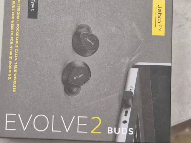 Jabra Evolve2 Buds Schwarz, True Wireless In-Ear Kopfhörer, USB-C Dongle, Originalverpackung | Zustand: Neu – Bild 2