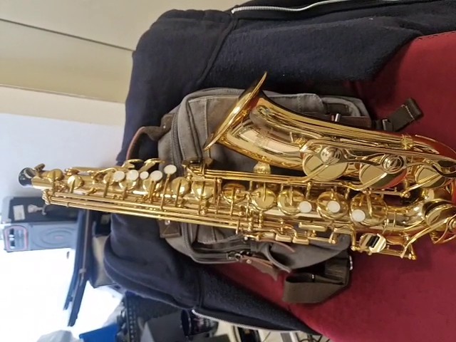 Yamaha Altsaxophon YAS-280 Goldlack, Es-Stimmung, Messingkorpus, Inklusive Koffer und Zubehör | Zustand: Sehr Gut – Bild 2