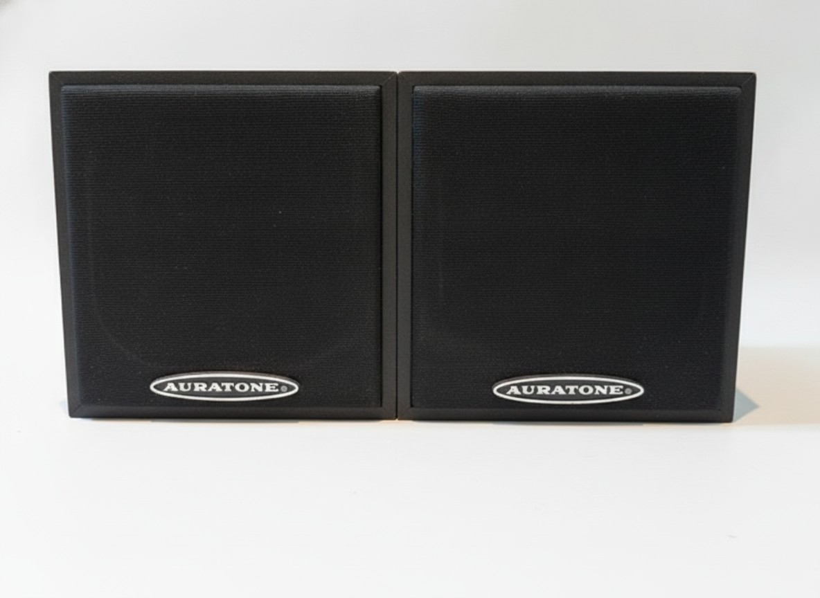 Auratone 5PSC Primo Sound Cube Schwarz, Passiver Full-Range-Referenzmonitor, 8 Ohm Impedanz, legendärer Tonstudio-Klassiker | Zustand: Gut