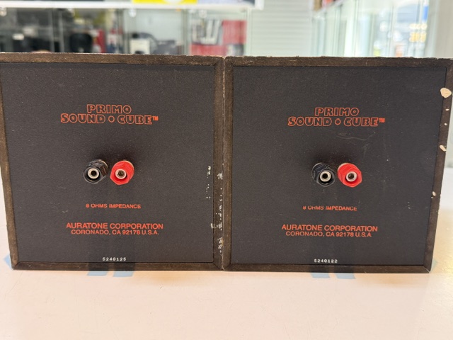 Auratone 5PSC Primo Sound Cube Schwarz, Passiver Full-Range-Referenzmonitor, 8 Ohm Impedanz, legendärer Tonstudio-Klassiker | Zustand: Gut – Bild 2