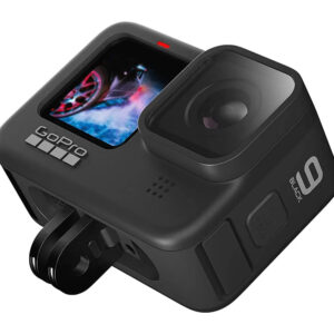 GoPro Hero 9 Black Schwarz, Actioncam mit Transportcase, Haltegriff und 3 Akkus  | Zustand: Gut