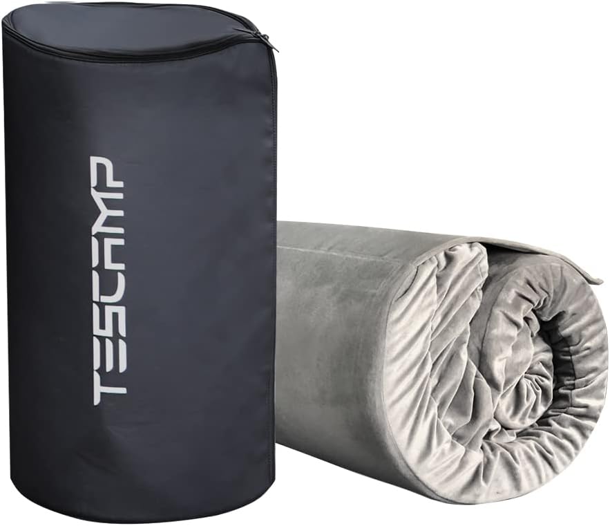 Tescamp Campingmatratze Tesla Model 3/Y Grau, Faltbare Memory-Foam-Matratze mit Transporttasche, passend für Tesla Model 3 und Model Y. | Zustand: Sehr Gut