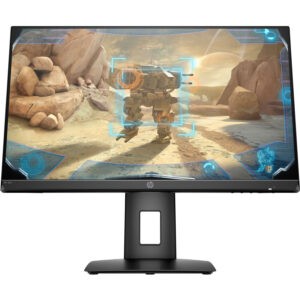 HP 24x 2019 Schwarz, 23,8 Zoll Full HD Gaming Monitor, 144Hz, 1ms Reaktionszeit, AMD FreeSync, höhenverstellbar | Zustand: Gut