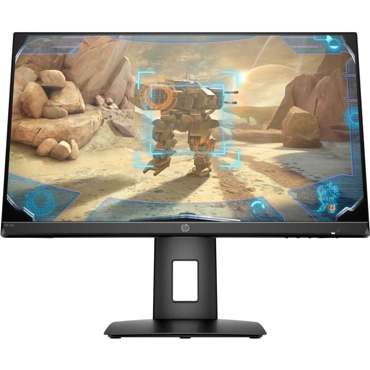 HP 24x 2019 Schwarz, 23,8 Zoll Full HD Gaming Monitor, 144Hz, 1ms Reaktionszeit, AMD FreeSync, höhenverstellbar | Zustand: Gut