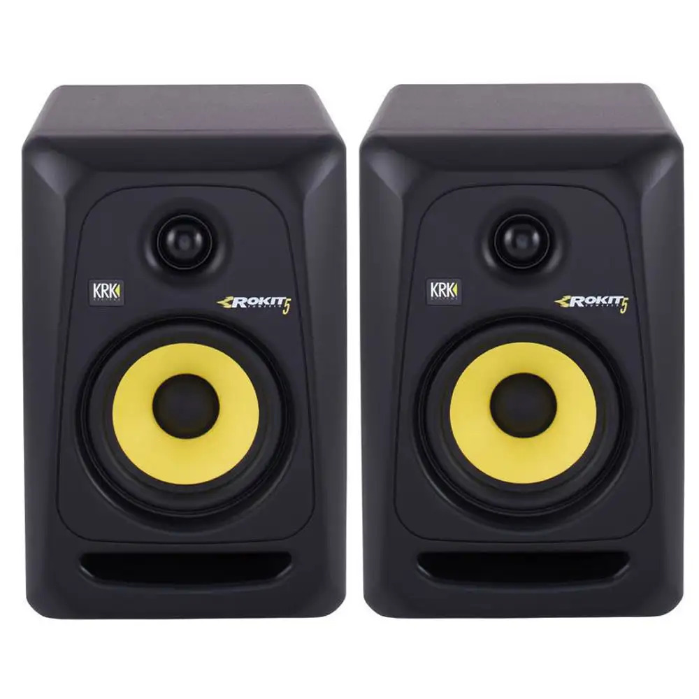 KRK Rokit 5 G3 2014 Schwarz, Paar, aktiver Studiomonitor, 5 Zoll, Netzkabel enthalten | Zustand: Gut