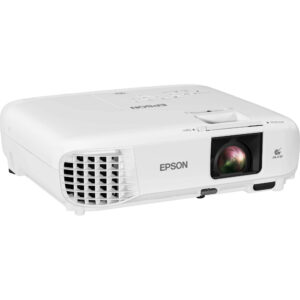 Epson EB-W49 Beamer Weiß, 3LCD-Projektor, WXGA-Auflösung, 3800 Lumen, inkl. Fernbedienung, nur 271 Lampenstunden gelaufen.  | Zustand: Sehr Gut