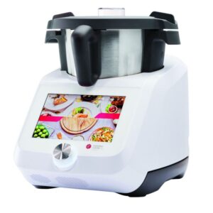 SilverCrest Monsieur Cuisine Smart Weiß, Küchenmaschine mit Kochfunktion, 8-Zoll-Touchdisplay, WLAN, integrierter Waage und umfangreichem Zubehör  | Zustand: Neu