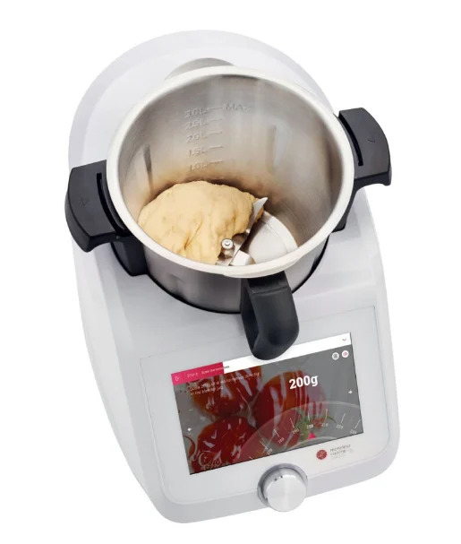 SilverCrest Monsieur Cuisine Smart Weiß, Küchenmaschine mit Kochfunktion, 8-Zoll-Touchdisplay, WLAN, integrierter Waage und umfangreichem Zubehör | Zustand: Neu – Bild 4