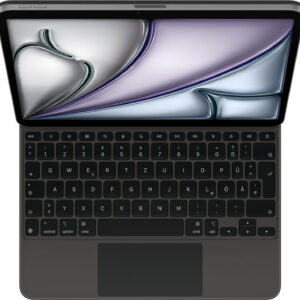 Apple Magic Keyboard iPad Air 11 (2024) Schwarz, Deutsches Tastaturlayout, schwebendes Design, integriertes Trackpad, USB-C Anschluss, original verpackt  | Zustand: Neu