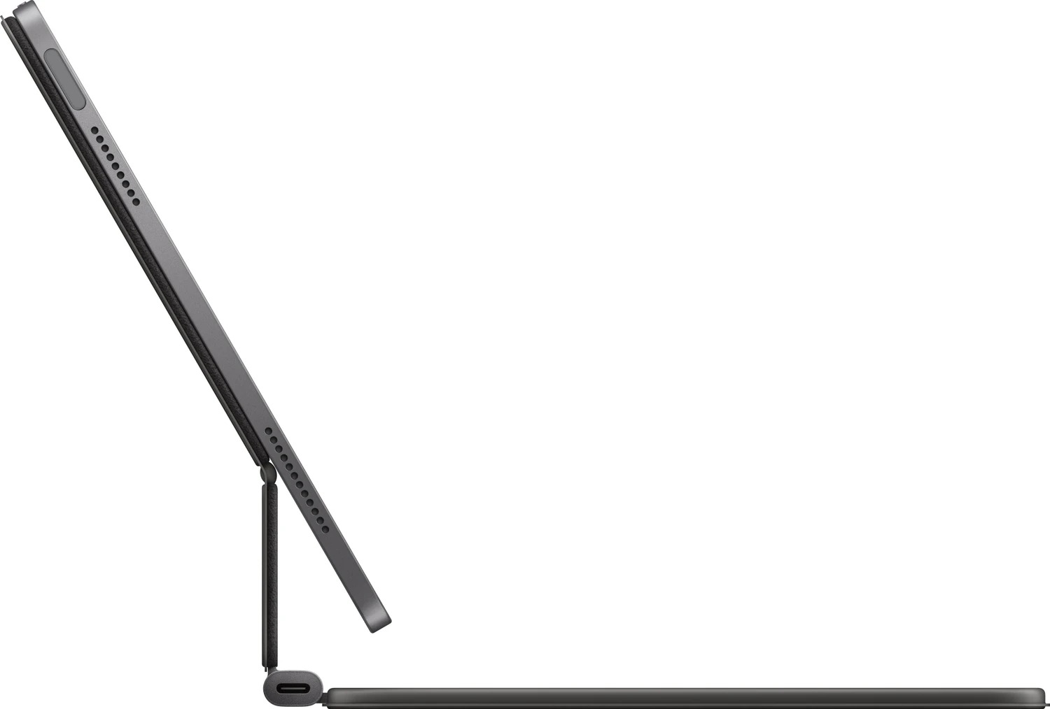 Apple Magic Keyboard iPad Air 11 (2024) Schwarz, Deutsches Tastaturlayout, schwebendes Design, integriertes Trackpad, USB-C Anschluss, original verpackt | Zustand: Neu – Bild 4