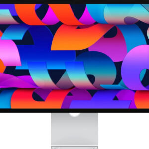 Apple Studio Display 27 Zoll Silber, 5K Retina Display, Standardglas, neigungsverstellbarer Standfuß, 12MP Center Stage Kamera | Zustand: Neu