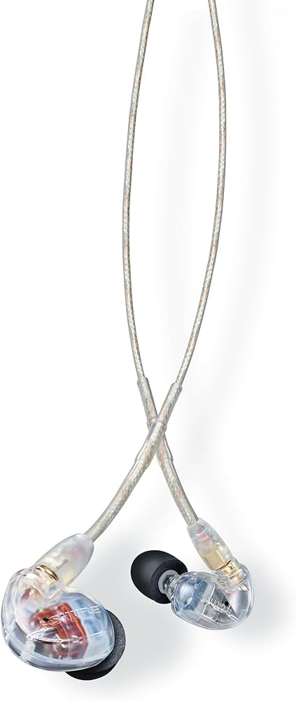 Shure SE535 Clear, Professionelle Sound Isolating In-Ear-Kopfhörer mit Triple High-Definition Treibern und abnehmbarem Kabel | Zustand: Neu