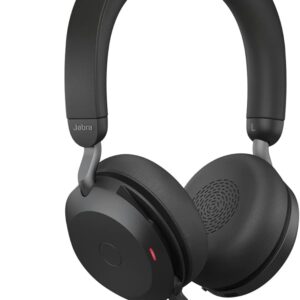 Jabra Evolve2 75 PC Wireless Headset mit 8, -mikrofon-technologie - dual foam stereo kopfhörer mit fortschrittlicher aktiver geräuschunterdrückung, usb-a bluetooth-adapter und ms teams-kompatibilitä ovp | Zustand: Neu