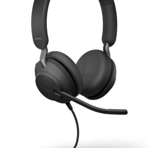 Jabra Evolve2 40 SE MS Stereo Schwarz, USB-A Wired Headset, Microsoft Teams zertifiziert, On-Ear, OVP geöffnet | Zustand: Neu