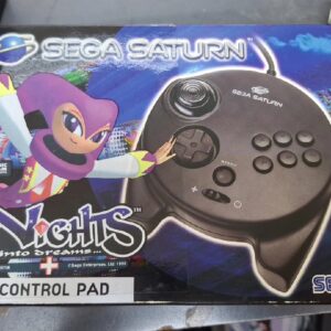 Sega Saturn 3D Control Pad 1996 Schwarz, OVPModell MK-80314, NiGHTS Edition, analog-controller | Zustand: Gut | Farbe: schwarz
