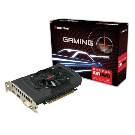 Biostar Radeon RX 550 Schwarz, 4GB GDDR5, 128-Bit, DVI | DP | HDMI,OVP | Zustand: Sehr Gut – Bild 2