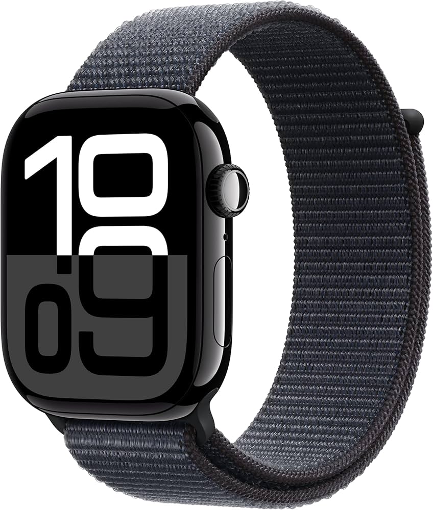 Apple Watch Series 10, Smartwatch mit großem Display, dünnem Design, umfassenden Fitness- und Gesundheitsfunktionen sowie langer Batterielaufzeit. | Zustand: Wie Neu | Farbe: schwarz