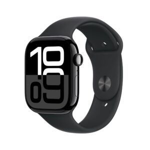 Apple Watch Series 10 46mm Diamantschwarz, Aluminium Gehäuse, GPS + Cellular, OVP, Neu, mit Rechnung | Zustand: Gut | Farbe: schwarz