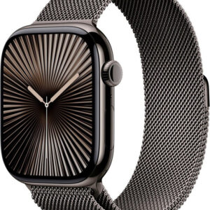 Apple Watch Series 10 46mm Titan Schiefer, GPS + Cellular, ohne Ladegerät | Zustand: Sehr Gut | Farbe: schwarz