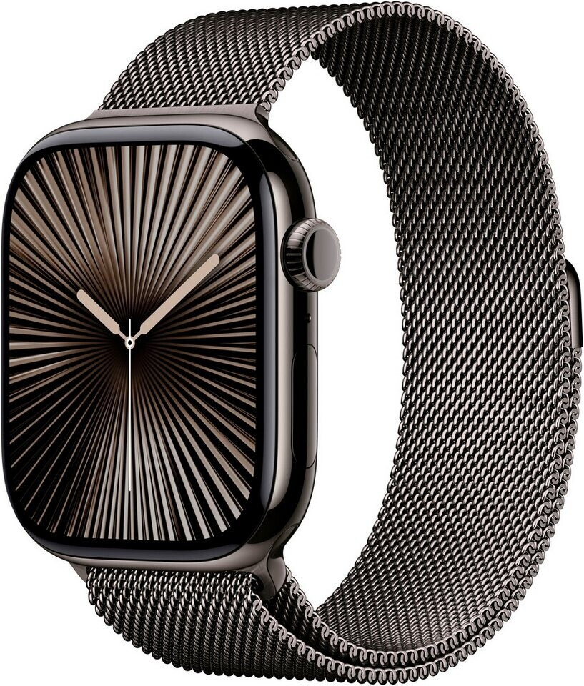 Apple Watch Series 10 46mm Titan Schiefer, GPS + Cellular, ohne Ladegerät | Zustand: Sehr Gut | Farbe: schwarz