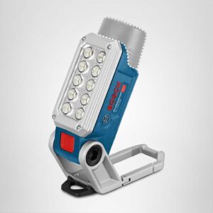Bosch Professional GLI 12V-330, LED-Akku-Arbeitsleuchte, 330 Lumen, 10 LEDs, 200° neigbar, mit Magnet, Haken und Karabiner, Solo | Zustand: Neu