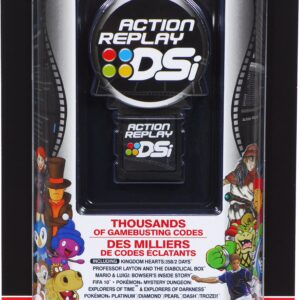 Datel Action Replay DSi Schwarz, Cheat-Modul für Nintendo DSi, DS Lite & DS, ovp, versiegelt, mit Tausenden Cheatcodes | Zustand: Neu | Farbe: schwarz