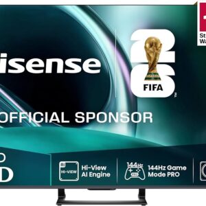 Hisense 55U7Q Pro 2025 Schwarz, ULED Mini-LED TV, 55 Zoll, 4K UHD, 165Hz, Smart TV, OVP mit Fußständer   | Zustand: Sehr Gut
