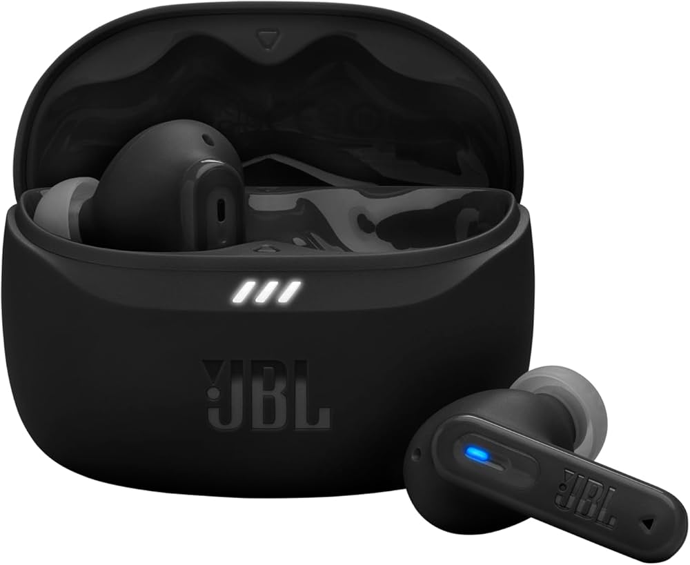 JBL Tune Beam 2 Schwarz, ovp, True Wireless In-Ear-Kopfhörer mit adaptivem Noise-Cancelling und Pure Bass Sound | Zustand: Neu