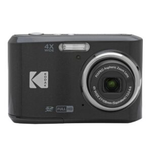 Kodak PixPro FZ45 Schwarz, Kompakte Digitalkamera mit 16 MP, 4x optischem Zoom, Gebrauchsspuren am Gehäuse | Zustand: Gut