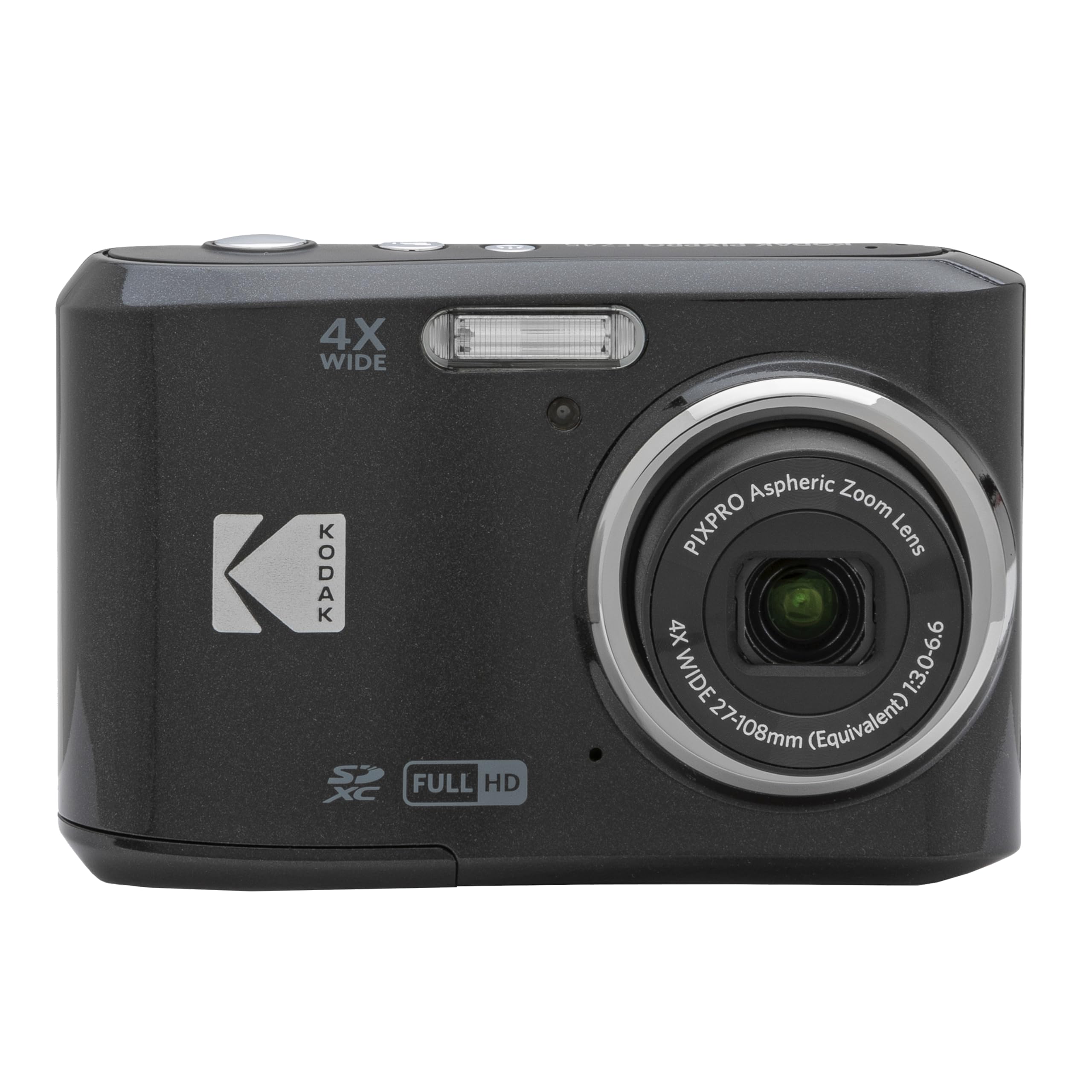 Kodak PixPro FZ45 Schwarz, Kompakte Digitalkamera mit 16 MP, 4x optischem Zoom, Gebrauchsspuren am Gehäuse | Zustand: Gut