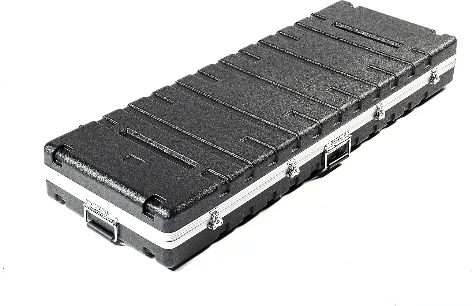 Music Store ABS Keyboard Case 76 Schwarz, Robustes Universal-Flightcase für 76-Tasten-Keyboards aus ABS-Kunststoff mit Rollen und Tragegriffen | Zustand: Sehr Gut