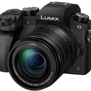 Panasonic Lumix G7 2015 Schwarz, 16 MP Micro Four Thirds, 4K Video, inkl. 14-42mm Objektiv, leichte Kratzer, Tragegurt MIT Ladegerät  | Zustand: Gebraucht