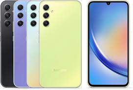 Samsung Galaxy A34 5G 128GB, Display hat Kratzer | SimLock: Frei | Zustand: Sehr Gut | Farbe: schwarz | Akku: 100%