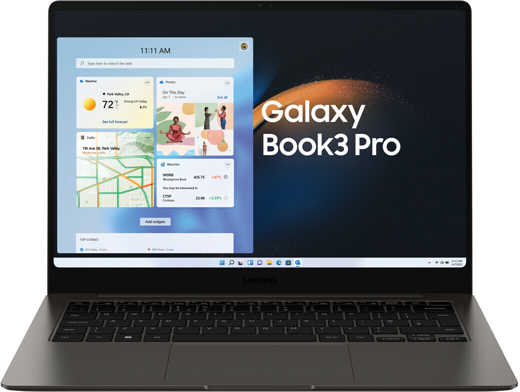 Samsung Galaxy Book3 2023 Graphit, 15,6 Zoll, Intel Core i5-1335U, 16 GB RAM, 512 GB SSD, Windows 11, leichte weiße Pixelfehler(sieh Foto) | Zustand: Gut