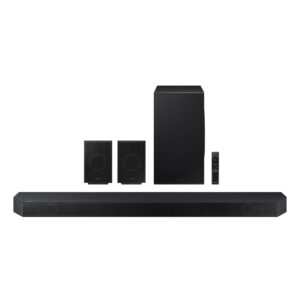 Samsung HW-Q990D 2024 Schwarz, 11.1.4 Soundbar, Subwoofer beschädigt, mit Fernbedienung und Kabeln | Zustand: Gut