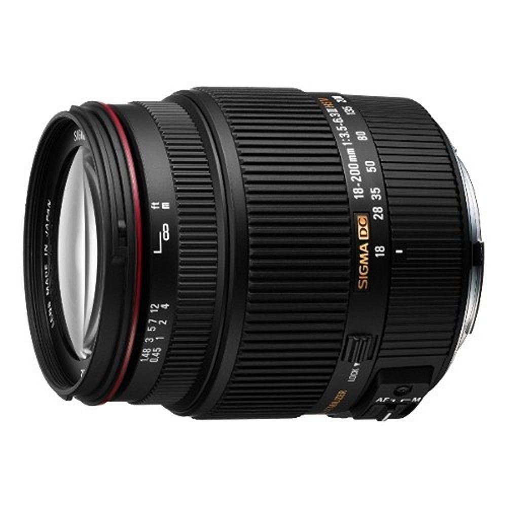 Sigma 18-200mm II DC OS HSM Nikon F, Universelles Superzoom-Objektiv mit optischem Bildstabilisator und schnellem Ultraschallmotor für Nikon APS-C-DSLR-Kameras. | Zustand: Sehr Gut