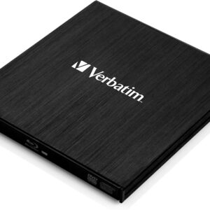 Verbatim External Slimline Blu-ray Writer, Externer Blu-ray-Brenner mit USB 3.0, schlankes Design, ideal für Notebooks, inkl. Nero-Software. | Zustand: Neu