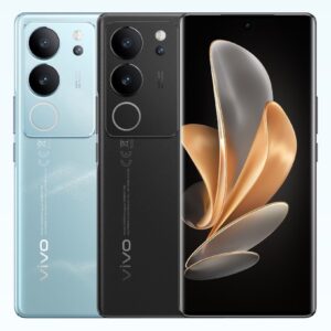 Vivo V40 5G 256GB, Mit Snapdragon 7 Gen 3, 120Hz AMOLED und 50MP ZEISS Kamera. | SimLock: Frei | Zustand: Gut | Farbe: grau | Akku: 100%