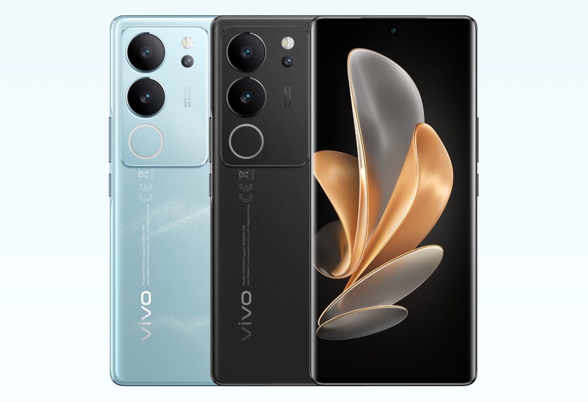 Vivo V40 5G 256GB, Mit Snapdragon 7 Gen 3, 120Hz AMOLED und 50MP ZEISS Kamera. | SimLock: Frei | Zustand: Gut | Farbe: grau | Akku: 100%
