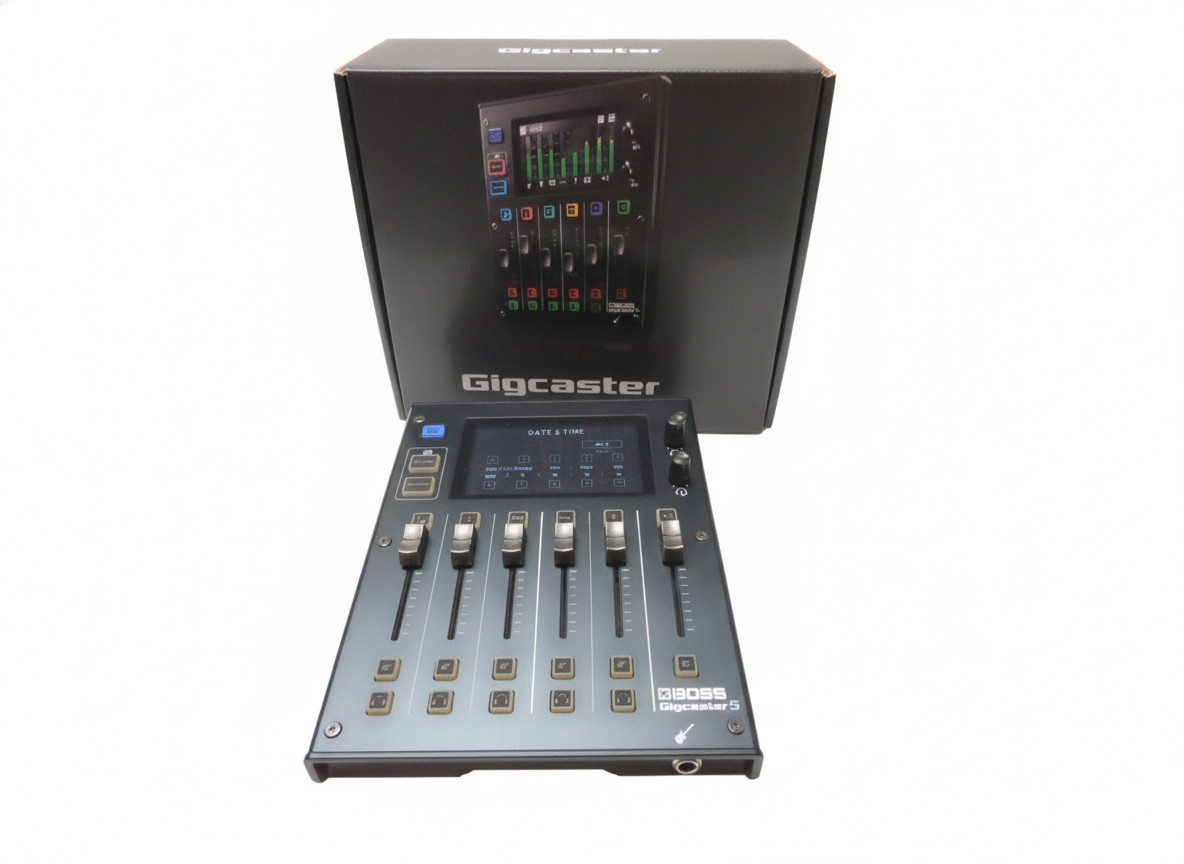 Boss Gigcaster 5 Schwarz, Streaming-Mixer für Musiker, integrierte Effekte, Touchscreen, in OVP | Zustand: Sehr Gut – Bild 3