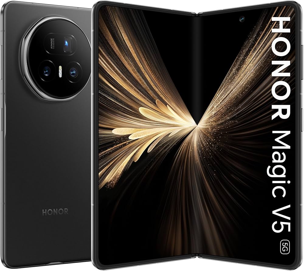 Honor Magic V5 512GB Schwarz, Foldable Smartphone, 512GB Speicher, Farbe: Schwarz, Gebrauchsspuren am Rahmen | SimLock: Frei | Zustand: Gut | Farbe: schwarz | Akku: 100%