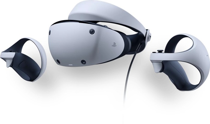 Sony PlayStation VR2 2023 Weiß, VR-Headset für PS5, 4K HDR OLED Display, 120Hz, Eye-Tracking, inkl. 2x Sense Controller | Zustand:: Sehr Gut | Farbe: weiss