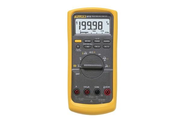 Fluke 87V Gelb, Digitales True-RMS Industriemultimeter mit LC-Display und Originalverpackung (OVP) | Zustand: Sehr Gut – Bild 2