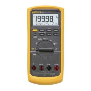 Fluke 87V Industriemultimeter gelb, Digitales True-RMS Multimeter mit LC-Display und OVP | Zustand: Sehr Gut